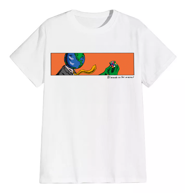 Playera "El Mundo En Tus Manos"